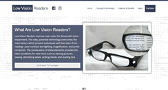 Desktop Screenshot of lowvisionreaders.com