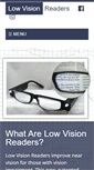 Mobile Screenshot of lowvisionreaders.com